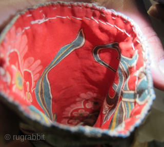 Double-Sided Silk Ikat Purse, Uzbekistan, 19cm x 10cm. GBP £395 plus shipping.                     