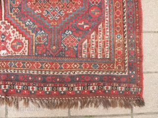 Antique Khamseh rug 136x250cm                             
