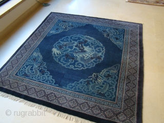 No: M804, Chinese Antique Rug, Size: 1.70 x 1.55 m/ 5’7” x 5’1”                    