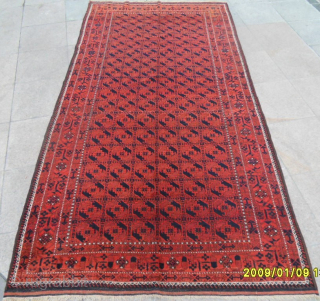 Antique Baluch Rug 
Size: 265 x 142 cm.
Mail: makifhali@yahoo.com                        