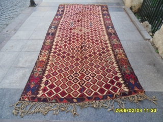 Antıque Anatolian Reyhanlı Kilim size: 365x160 cm.                          