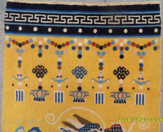 Old Ningxia Chinese Rug 
Size: 227 x 92 cm.
MAIL : makifhali@yahoo.com                      