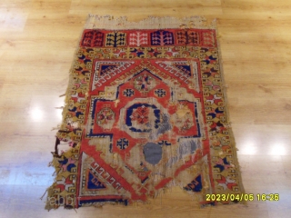 Anatolian Fragment Cappadocia Carpet size:140x105 cm.                           