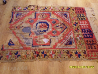 Anatolian Fragment Cappadocia Carpet size:140x105 cm.                           