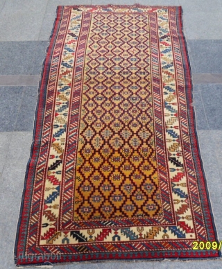 Antıque Shirvan Carpet size: 215x110 cm.                           