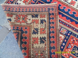 Antıque Borchjalu Kazak perfect size: 230x155 cm.                          