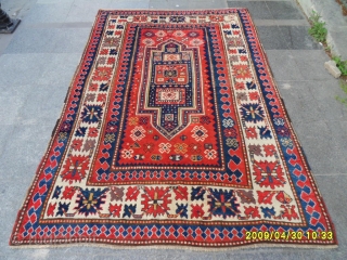 Antıque Borchjalu Kazak perfect size: 230x155 cm.                          