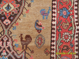 Antique Bidjar Carpet 
Size: 220x108 cm.                           