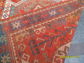Antique Caucasian Sewan Kazak Rug
Size:235x163 cm.                           