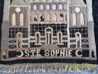 Antique 'STE SOPHIE' Textile size:37x34 cm.
  
Mail:makifhali@yahoo.com                         