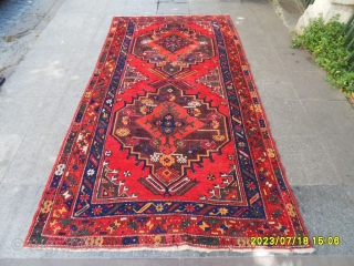 Antıque Anatolıan Cappadocia  Carpet size: 272x140 cm.                         