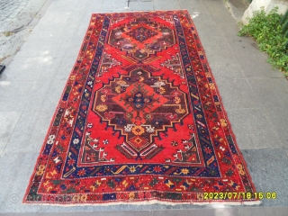 Antıque Anatolıan Cappadocia  Carpet size: 272x140 cm.                         