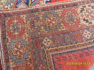Antique Anatolian Mucur Rug size:166x121 cm.                           