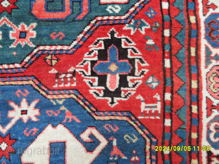 Antique Caucasian Cloudband Kazak Rug
size: 275x125 cm.
MAIL: makifhali@yahoo.com                         