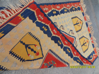 Anatolian Sharkoy Design Kilim 
Size: 180x118 cm.
Mail: makifhali@yahoo.com                         