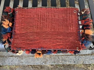 Small Afshar Bag, decent age, Beautiful colors,  Nice weave
good condition, size:  11” x  16”

Please check my EBay for other items:
https://www.ebay.com/itm/303575546870          