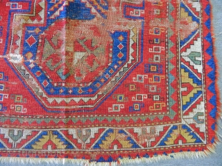 Antique Caucasian Fahrola Rug                             
