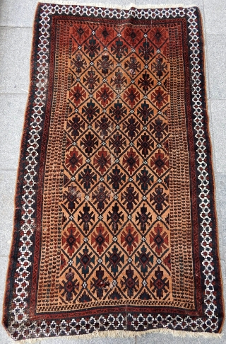 Antique  Baluch Rug 
 Contact at.  anatolianpicker@gmail.com                        