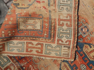 Antique Caucasian Mogan Kazak Rug 
Size.175x155 cm 
 Contact at.  anatolianpicker@gmail.com                     