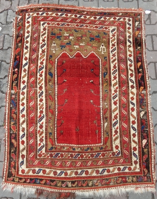Antique Anatolian Konya Kavak Village Rug 
Size.160x125 cm
 Contact at.  anatolianpicker@gmail.com                     