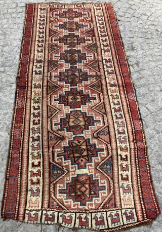 Antique Caucasian Rug 
Size:265x120 cm                            