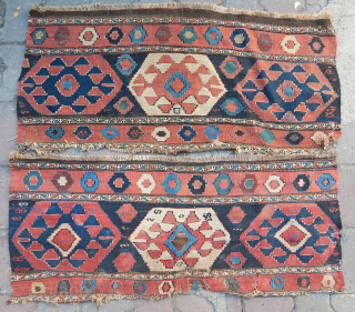 Antique Shahsavan Mafrash Panels [price $250 USD ]                         