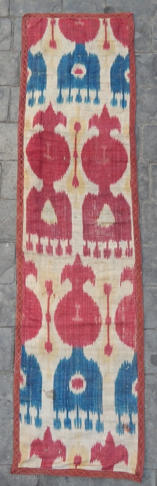 Antique Uzbek İkat Textile 
Size.165x45 cm                           