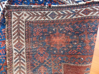 Antique Timuri Baluch Bag Face                            