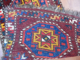 Antique Uzbek Rug Yastık                             