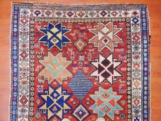 Antique Caucasian Dağıstan Rug                             