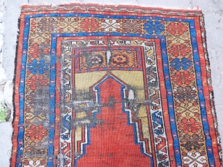 Antique Anatolian Konya Prayer Rug                            