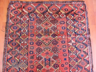 Antique Turkmen Ersari Rug                             