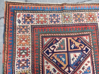 Antique Caucasian Gence Rug 
Size:235x120 cm                           