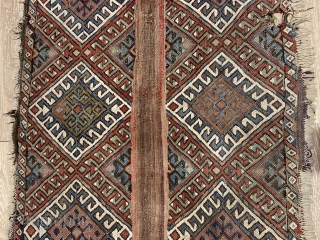 Antique Anatolian Kilim Fragment                             