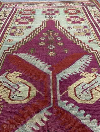 Early 1900s Mucur Prayer Rug 105 x 160 cm                        