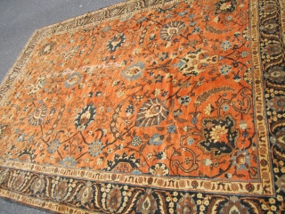 mahal persian rug some wear as shown solid rug clean no dry rot no repair ends and sides are good 675.00 or best offer plus shipping. SOLDDDDDDDDDDDDDDD      