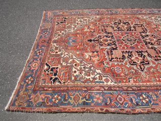 beautiful antique heriz serapi rug great colors great design and great condition 8' 1" x 10' 9" solid rug SOLDDDDDDDDDDDDDDDDDDDDDDDDDDDDDDDDDDDDDDDDDD             