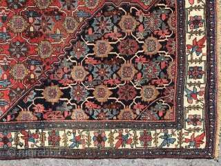  Late 19 century Minakhani design Bijar halvaii. 4.7 x 7.4 ( 123 x 225cm )                 