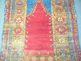 central anatolian prayer rug
size:155x115                             