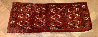 Nice natural dyes Tekke 12 Gul torba from the 19th century…inexpensive!                      