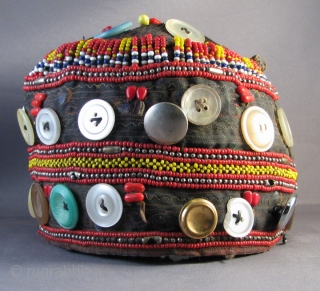 Pakistani Kohistani Child's Hat, Buttons, Key Chains, Glass Beads, Etc                       
