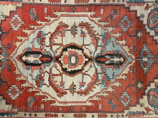 Beautiful antique Serapi carpet 356 x 271 cm
Good condition                        