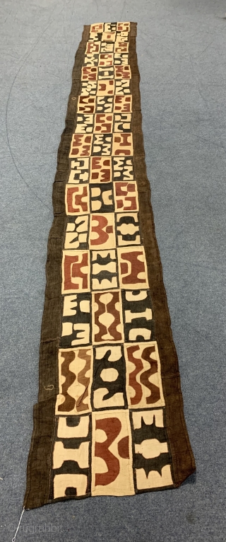 Old kuba dance skirt purchased in Congo 1969. Very unusual design perfect condition                    