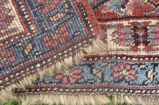 Unusual Nice old Kurdish Bidjar bagface or mat. 2.4 x 2.11                      