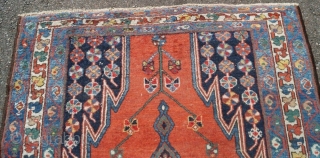 Nice mazlaghan with beautiful colours. 140 x 100 cm.                        