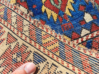 Nice Kuba rug size 4'2" x 3'4".                          
