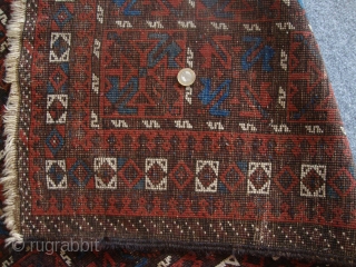 Baluch Carpets 4'10"x 2'8" F with nice red,blue, green blue color ..147cmx80                     