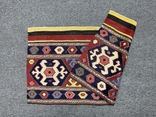 Antıque Azerbaijan rug 
Size:110x60
3’7”x2’ feet                            