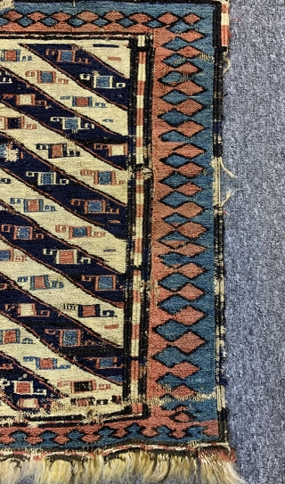 Antique Azerbaijan cushion soumak 
100x50 cm                           