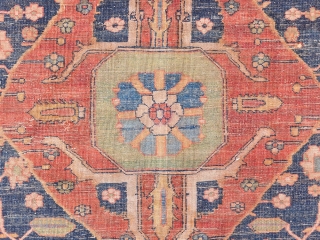 21 | Ferahan, Persia, c. 1900, 8.85 x 2.85 m

    
Hand knotted from wool, cotton warp
Sarouk, Persia, circa 1900
Knot density: approx. 450,000 knots per m²
Herati motifs surrounded by fine  ...